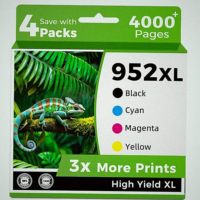 952XL Ink Cartridges Compatible Replacement for 952 xl Combo Pack hp952 Fit f...