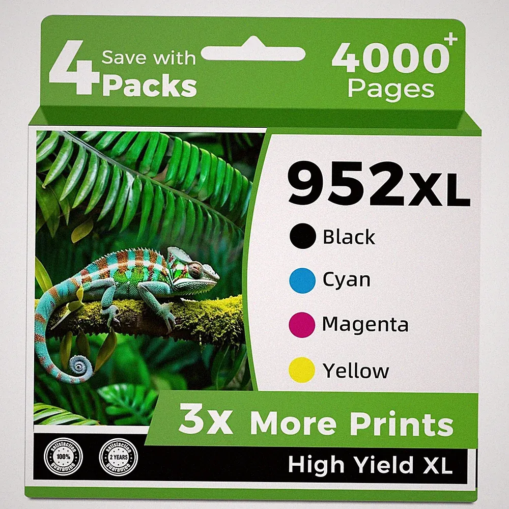 952XL Ink Cartridges for 952 xl Combo Pack hp952 Fit for 8710 7740 Officejet...