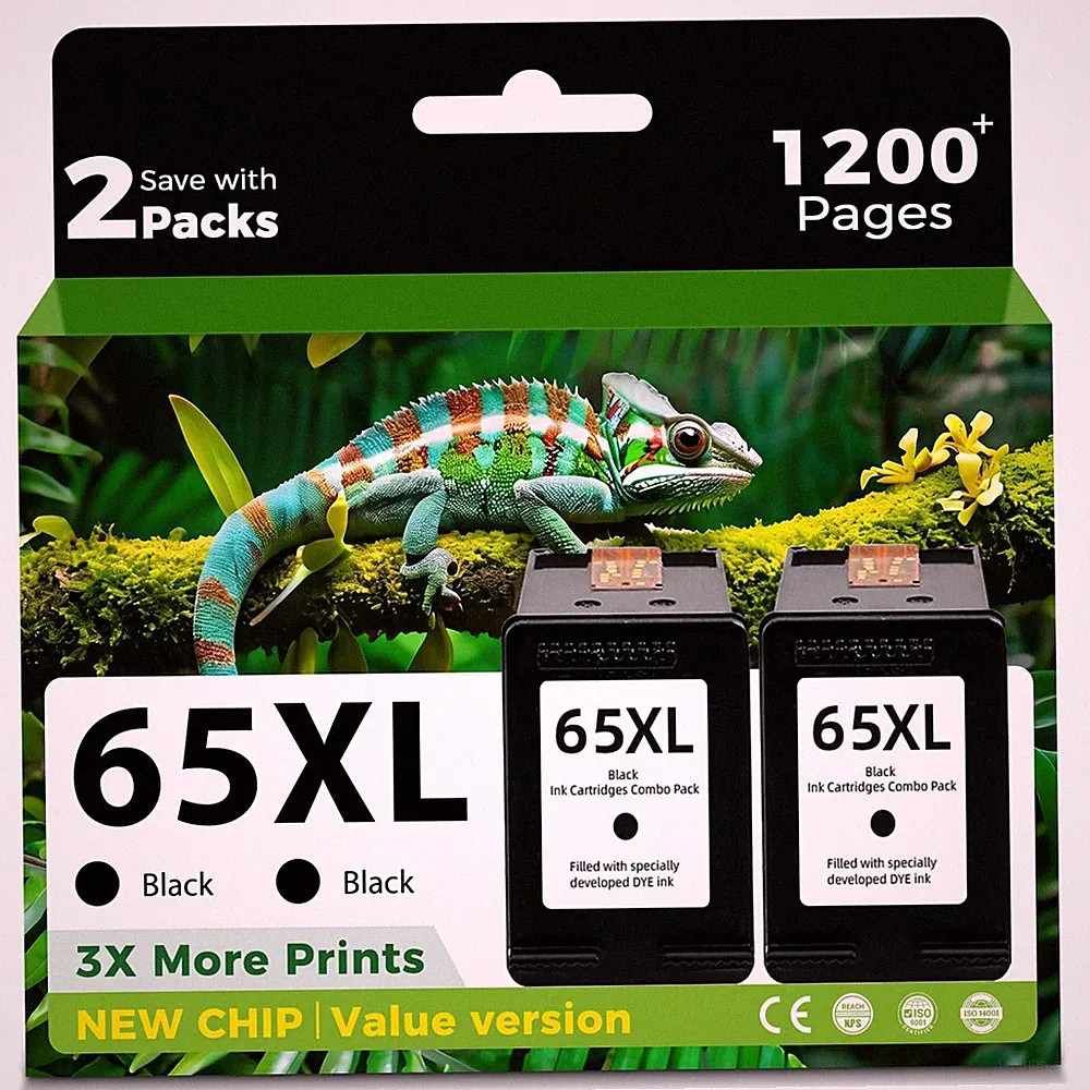 Cartridge 65XL Black HP 5055 5000 5052 Printer Skyink Ink Cartridges HP65