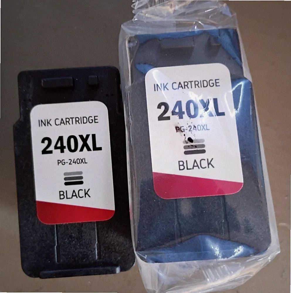 Skyink 240 XL Ink cartridge. For Cannon Printer. 2 black cartridges in box.