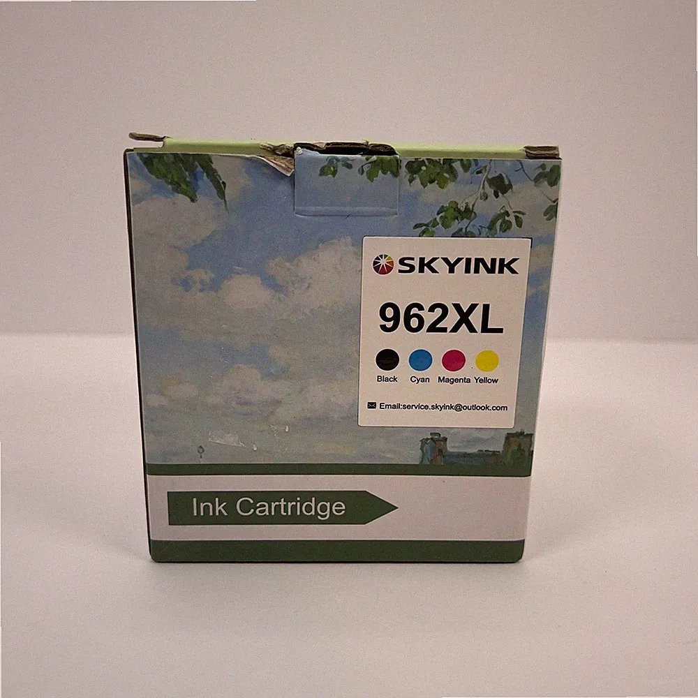 Skyink 962XL Ink Cartridges Black Cyan Magenta Yellow Combo Pack