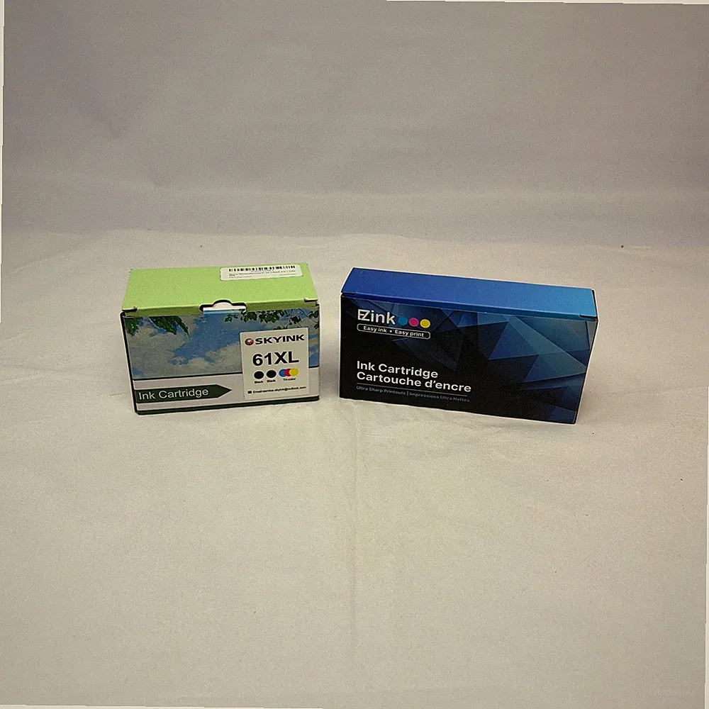 SkyInk and Ezink aftermarket 61XL Black and Tri-color Ink Cartridges Combo